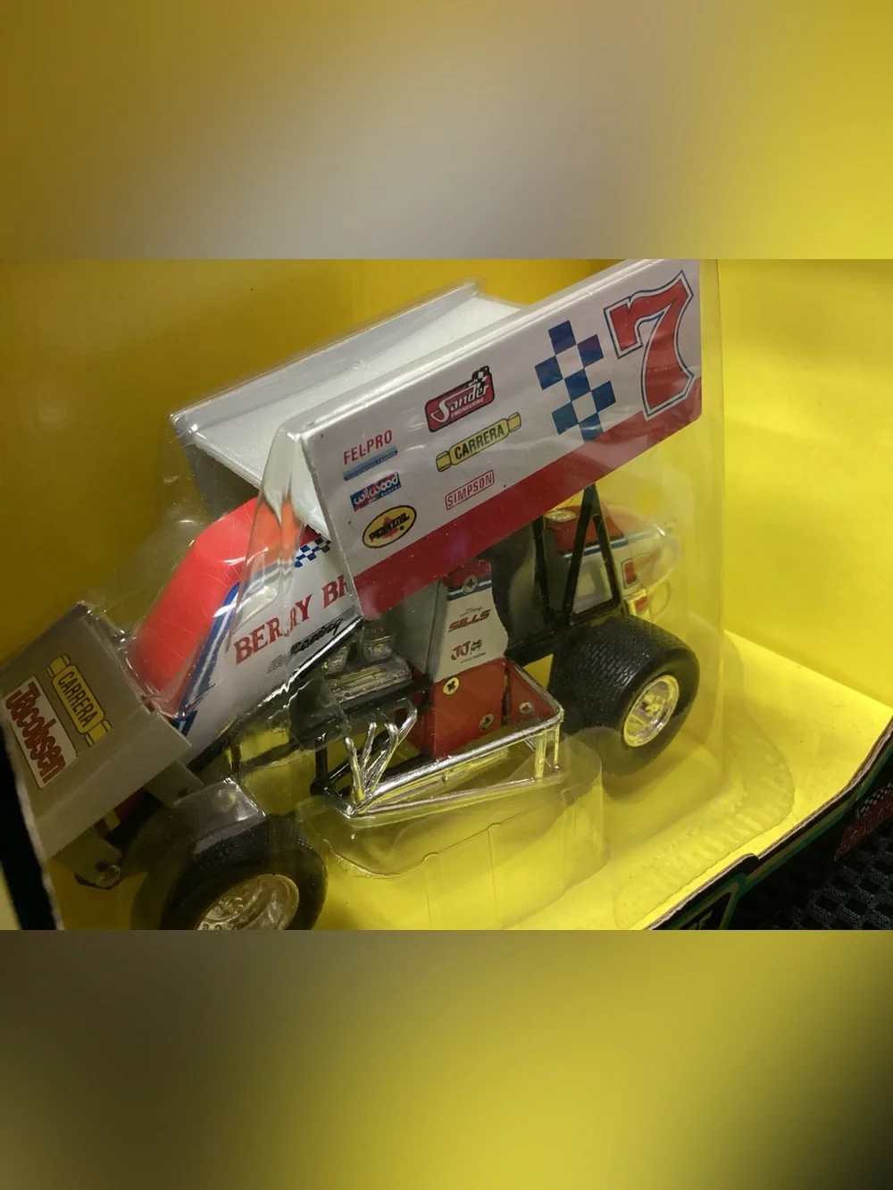 1994 #7 World of outlaws Johny sills Red & White collectible die cast cast